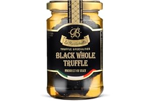 La Rustichella - Whole Black Truffles 100gr - 100% Made in Italy | Vegan, Gluten-Free, Cholesterol-Free