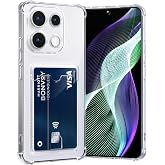 Ehr. Xiaomi Redmi Note 15 Pro 5G Uyumlu Kamera Korumalı Kartlıklı K&ouml;şeleri Airbag Tasarımlı Darbe &Ouml;nleyici L&uuml;ks Şeffaf Siliko