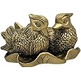 Betterdecor Feng Shui Chinese Mandarin Yuan Yang Love Birds Statue Figurine Home Decor Gift for Romance and Love