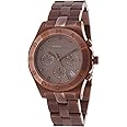Marc Jacobs Women's Brown Dial Stainless Steel Band Watch - MBM3121