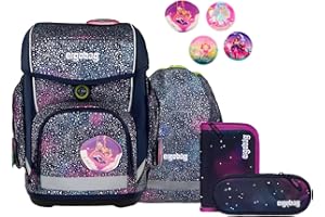 ergobag cubo Set ergonomischer Schulranzen, Vorgänger-Kollektion, klassisch 5-teilig 1. Klasse Grundschule