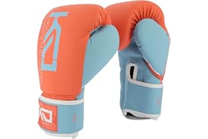 Picsil Kombat Guantoni da Boxe Kyros Grom, Guanti da Allenamento e combattimento per Muay Thai, MMA, Kickboxing, Design Unisex