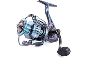 Yun Nong Spinnangelrolle mit 11+1 BB Smooth Drag System (1000-4000 Serie) für Süß- & Salzwasserangeln, ideal zum Karpfen-, Grob- und Posenangeln