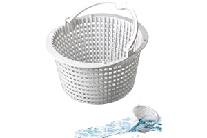 AIDODIA Panier Skimmer Piscine 19 Cm - Filtre Skimmer Piscine Panier En Plastique Durable, Facile à Installer, Accessoire Essentiel Pour Filtration Efficace Et Entretien Facile De Votre Piscine. (19CM)
