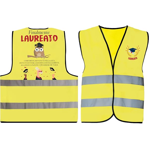T-Shirt Maglietta Laureato - con Scritta Simpatica - Gadget per Festa di Laurea (Taglia S