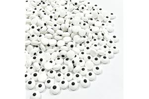 Lukinuo Small Candy Eyeballs Edible Eyes Cake Cupcake ToppersHalloween Sprinkles Candy Cookie Eyes zum Dekorieren Augen Sprinkles Halloween Weihnachten Backen Keks Dekorationen - 3 Oz