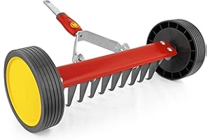 WOLF Garten WOLF Garten WOLF-Garten - Vertikutier-Roller multi-star® UR-M 3"NEU2018, Rot, 30x60x16 cm; 71AAA036650