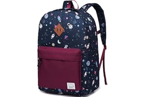VASCHY Kids School Backpack Rucksack for Boys Girls Children's Toddler Backpack Kindergarten Book Bag with Chest Buckle