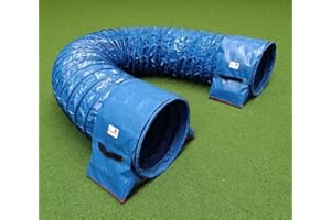 Callieway® 360°Full Grip Tunnel Dog Agility Modello Torneo, 60cmØ, Conforme a FCI