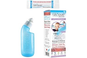 DR HANA'S NASOPURE Dr. Hana's Nasopure Nasal Wash - Little Sampler Kit - Includes 1 x 4 oz Nasopure Bottle & 4 Nasopure Buffered Salt Packets