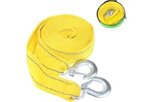 Graplan Abschleppseil 4 Meter 5 Tonnen, Abschleppseil Auto, Abschleppseil PKW mit 2 Hochwertige Haken und Aufbewahrungstasche, Tow Rope Car für Fahrzeug-Notfallwerkzeug