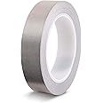 1inx65.6ft Faraday Cloth Conductive Adhesive Tape, Fabric Sticky Double Sided High-Shielding Tape for EMI Shielding Electrical Repair RFI Signal Blocking Interference Shield
