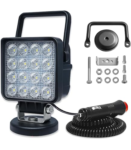 Produktbild von 2 Stück 4 Inch 60W Arbeitsscheinwerfer 12V 24V WANYI IP67 Wasserdicht Zusatzscheinwerfer 12000L