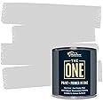 THE ONE Paint Gloss 1 Litre - Multi Surface Paint - No Undercoat or Primers required (Light Grey)