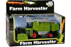 Kids Globe 510696 - Combine harvester with light and sound, assorted colors, color not selectable