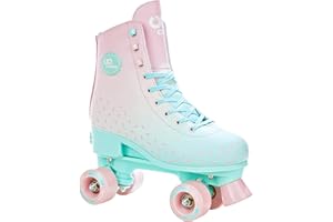 Croxer - Pattini a rotelle per bambini, ragazze, ragazzi, adulti, bambini - Pattini a rotelle - Design retrò anni '70 - Cuscinetti ABEC-7, ruote in gomma