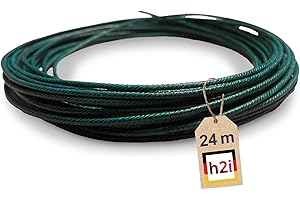 h2i Zündschnur | 24 m | Ø 2,0 mm | +/- 90 s/m | Anzündlitze Grüne Visco ideal für Pyrotechnik, Feuerwerk & Outdoor-Effekte | Sicherheit & Zuverlässigkeit | b | Flexibel zuschneidbar