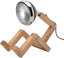 Neoly 34-2M-005 Lampe articulée Bonhomme Bois Mister woody Noir