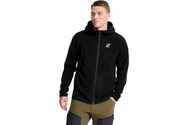RevolutionRace Hiker Fleece Hoodie für Herren, Lätt och stretchig fleecehoodie