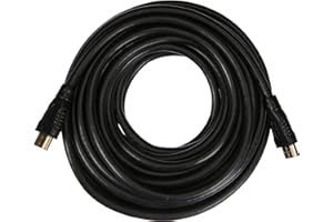 PremiumCord Câble HDMI Haut Débit 4K M/M, 10,2 Gbit/s Avec Ethernet, Compatible Vidéo 4K@30 Hz, Full HD 1080p, Deep Color, 3D, ARC, HDR, Dolby TrueHD, Connecteurs Plaqués Or, Noir, 10 m