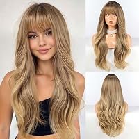 MSMYRNS Perücke Mit Pinken Highlights, Dunkelbraun, 50-56 Cm Lang – Hitzebeständige Synthetikfaser