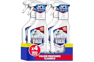 Viakal Classico Spray Per Rimuovere Fino Al 100% Di Calcare Con Tecnologia Anti-gocce