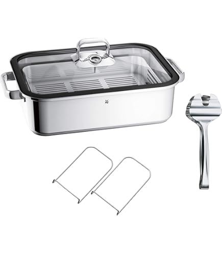 WMF KITCHENminis Garschale Dampfgarer - Edelstahl 180x140x50mm Mit 10 Jahren Garantie