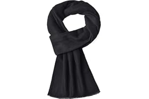 Eioeoey Men Scarves Thick Cashmere Scarf For Men's Warm Soft Wool Cold Weather Scarf For Winter Autumn