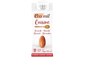 Ecomil - Crème amande nature bio 200ml ecomil bio
