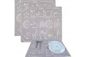 Hamur Home Set Di 2 Tappetini Per Asciugare, Tappetino Per Asciugare I Piatti, 40 X 46 Cm, Asciugatura Rapida, Tappetino Per Lavello, Tappetino Per Asciugare I Piatti, Tappetino Per La Cucina