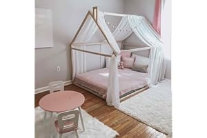 Sweet Home From Wood Montessori house bed (135x190cm)