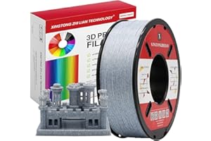 XINGTONGZHILIAN PLA Black Marble 3D Printer Filament 1.75mm Printing Material Accuracy +/- 0.02 mm 1kg/Spool