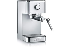GRAEF. Graef Cafetera espresso Salita ES400, color plateado