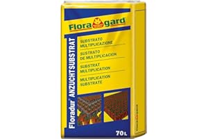 Floragard Floraton 3 Aussaaterde - 70 L - Schildkrötenerde - Einstreu für Schildkröten u. andere Reptilien - für die Anzucht von Microgreens - mit Ton