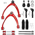 Front End 12pc Suspension Kit for 2007-2013 Chevy Silverado 1500 Suburban Yukon Sierra XL 1500 Tahoe Escalade ESV EXT 2 Upper Control Arms 2 Sway Bars 4 Tie Rods 2 Lower Ball Joints 2 Boots(12pc)