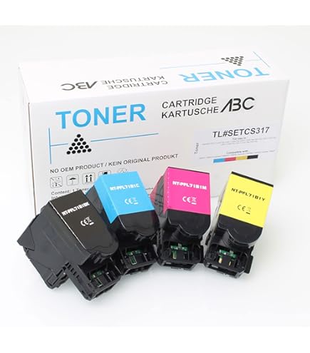 LCL CS310 4000 pagina's 3 * 3000 pagina's tonercartridge vervangend voor 70C2HK0 70C2HC0 70C2HM0 70C2HME voor CS310 CS310n CS310dn CS410 CS410n CS410dn Cs410dtn CS510 CS510dte CS410nw (4 stuks