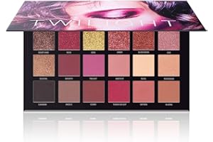 BEAUTY GLAZED Paleta cieni do powiek, 18 kolorów, błyszcząca paleta do makijażu matowa, wysoce napigmentowana, wodoodporna, trwała, dymny, kolorowy makijaż, paleta # 02