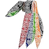 5 Pack Ice Cool Scarf Neck Wrap Cooling Towel,Soft Breathable Chilly Towel Chilling Headband Freezer Wristband, Microfiber To