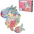 AM ANNA Princess Puzzle for Girls 4-6, Magical Mermaid Floor Puzzle for Kids Ages 3-5,Mermaid Gifts for Girls Floor Puzzle Preschool Toys, Christmas and Birthday Gifts for Boys and Girls(Mermaid)