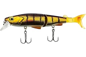FISHN Hybrid Swimbait MinnowOne, Hardbait, Leurres Artificiels, 12,5cm, 17,5g, Brochet, Sandre, Perche et Truite, avec 2 queues de Rechange