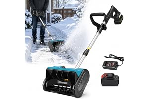 Elektrisk snöskyffel lätt 3,6 kg för bekväm användning 1battery