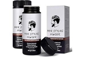 BEAUTHINK Hair Styling Powder for Men – 2PCS Texture Powder Natural Look Matte Texture with Long-Lasting Hold. Oil-Free, No Greasy Residue, Easy to Apply. Effortless Volume and Definition