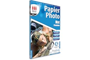 Micro Application - Papier photo A4 - Feuille A4 - Papier imprimante - Tirage photo - Papier impression photo - Feuilles Papier Photo Premium Effet Mat - Format A4-235 g/m² - 25 Feuilles