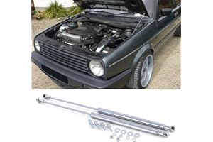 ‎CARPARTS-ONLINE Motorhaubenlifte Dämpfer Chrom Paar für VW Golf 2 83-92