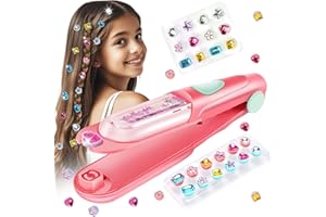PPGGOPP Hair Bedazzler Kit,Hair Gems Hair Bedazzler Kit,Accesorios Pelo Niña Herramientas de Peinado con Diamantes Pelo Accesorios de Peinado DIY Diadema Accesorios para El Cabello Juguetes Niñas 4-12 Años