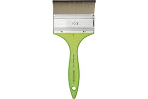 DA VINCI BRUSHES da Vinci, FIT SYNTHETICS, Serie 5073, Modler (breit), Acryl, Aquarell, Öl, Für Leinwand, Metall, Papier, Stoff, Holz, Grundieren, Kurzstiel, Made in Germany, Größe 100