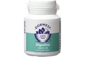 Dorwest Herbs Digestive Supplement Tablets for Dogs and Cats 100 Tablets