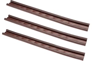 GENERICO TRE EMME Paraspifferi Sottoporta Universale GEKO - Double Stop: protezione porta da entrambi i lati, ritagliabile su misura. Colore: Rosa antico/Marrone (95cm, 3)