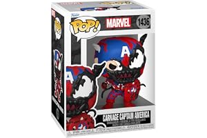 Funko POP! Marvel: Carnageized - Captain America - Marvel Comics - Samlingsbar vinylfigur - Presentidé - Officiell Merchandise - Leksaker för barn och vuxna - Seriefans