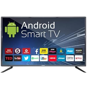 eAirtec 140 cm (55 Inches) 4K Ultra HD Smart Android LED TV 55AT (Black) (2020 Model)